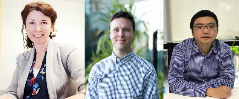 Dr Jane Alty, Dr Ed Hill, Associate Professor Quan Bai