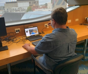 Person at computer