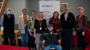 The Wicking Dementia Team with Rowena and Roger